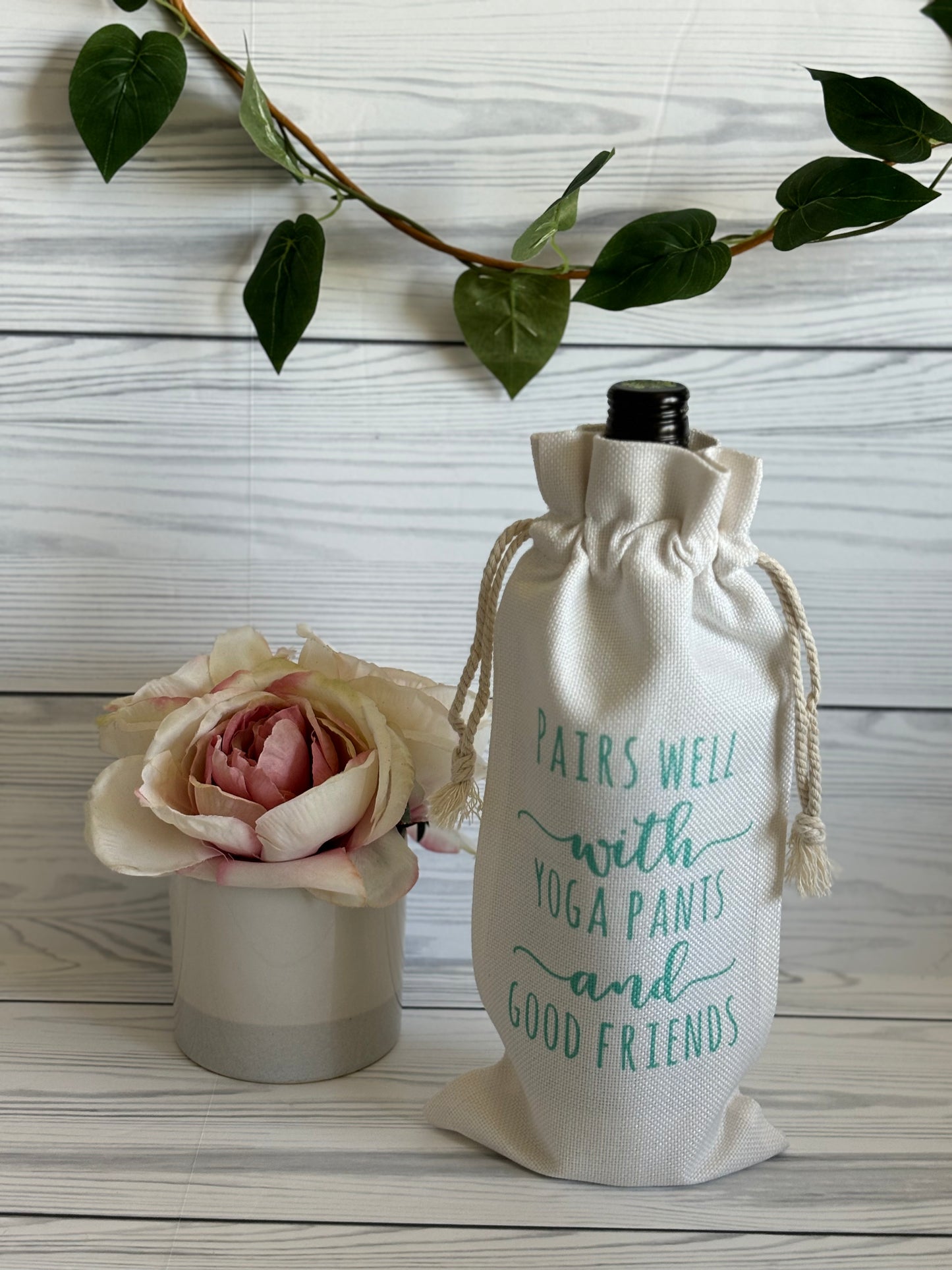 Wine Drawstring Bag